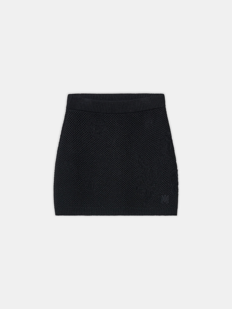 WOMEN'S FLORAL CROCHET MINI SKIRT 1