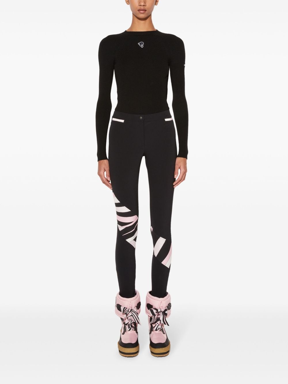 Iride-print trousers - 2