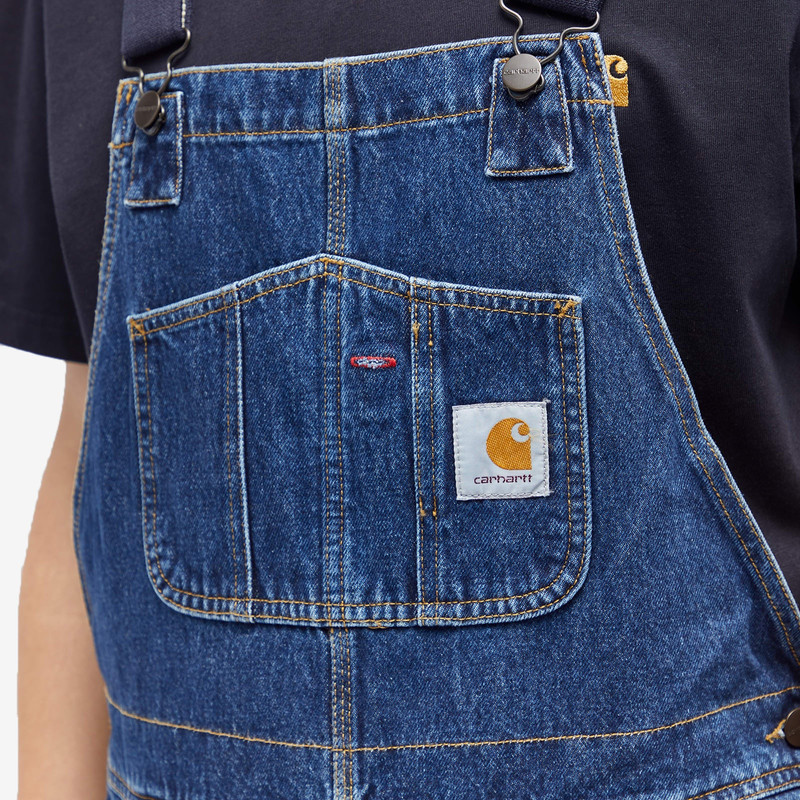 Carhartt WIP Denim Double Knee Bib Overall 5