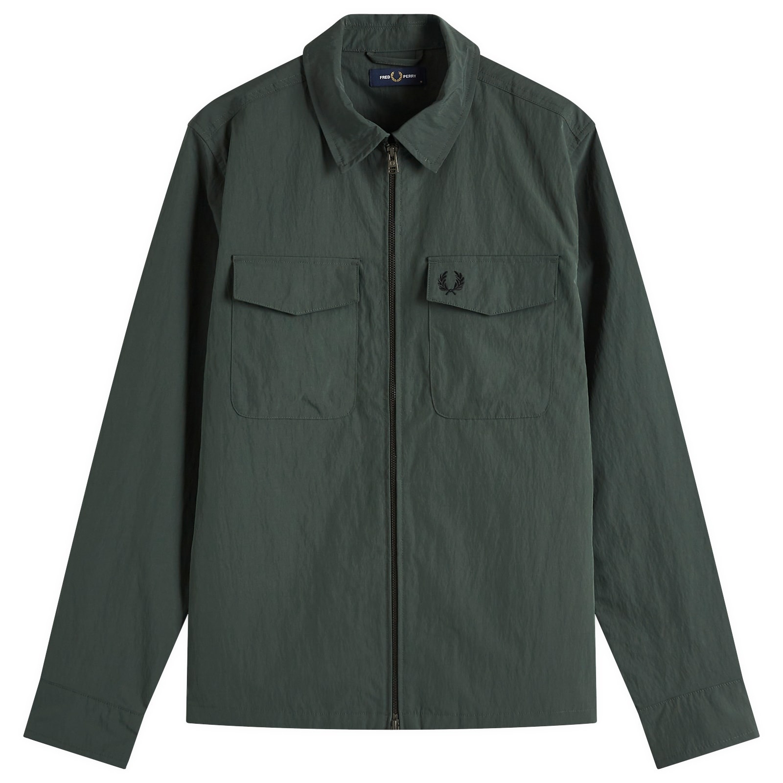 【FRED PERRY】Padded Zip-Through Overshirt Zip Through Overshirt - Tennis Blue | | Fred Perry