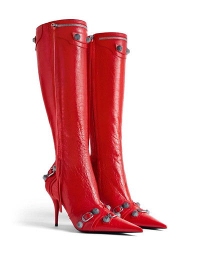 BALENCIAGA Cagole 90mm knee-high boots outlook