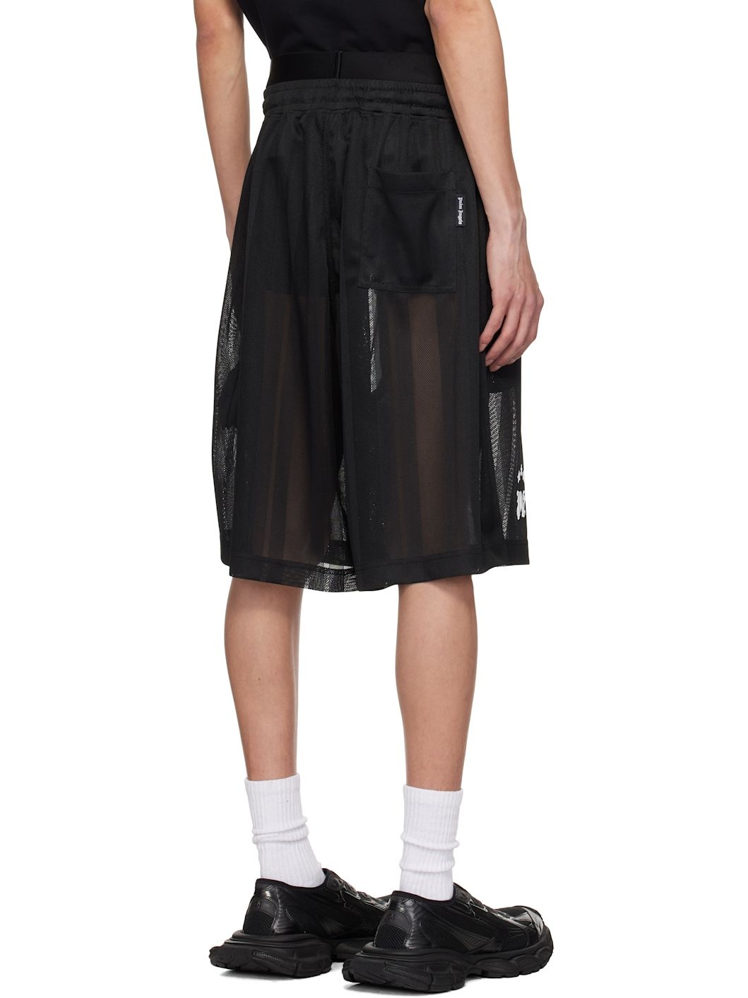 Black Palm Sport Shorts - 3