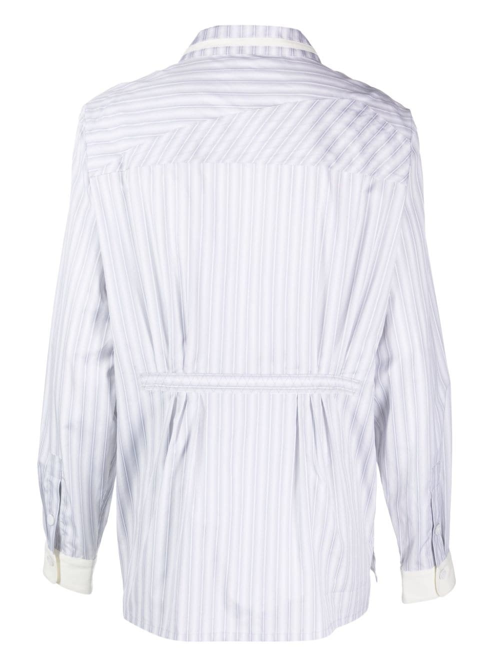 Aspasia striped asymmetric shirt - 3