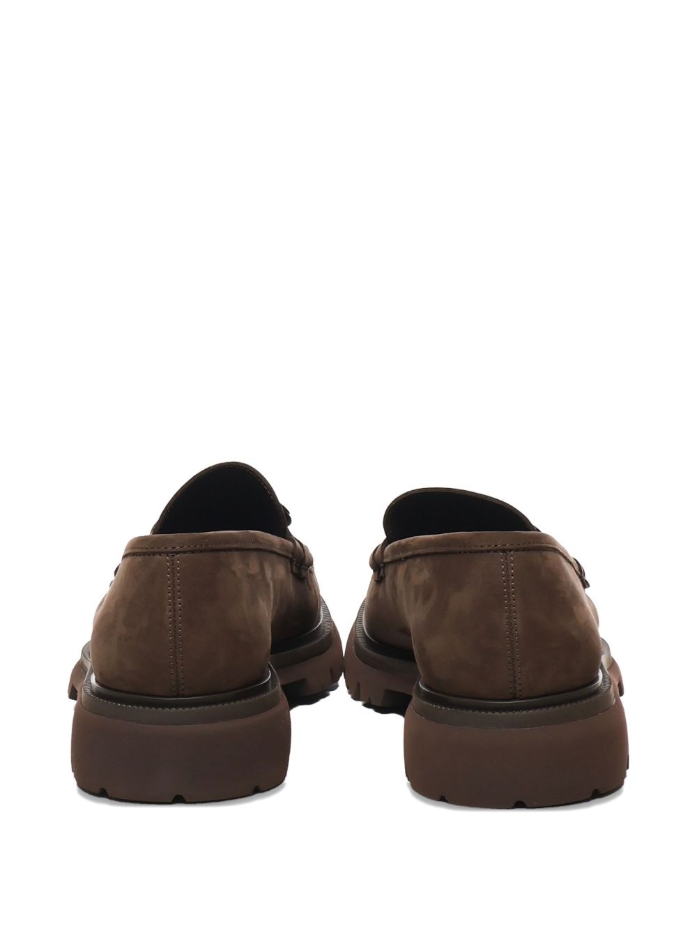 Gancini-buckle loafers - 3