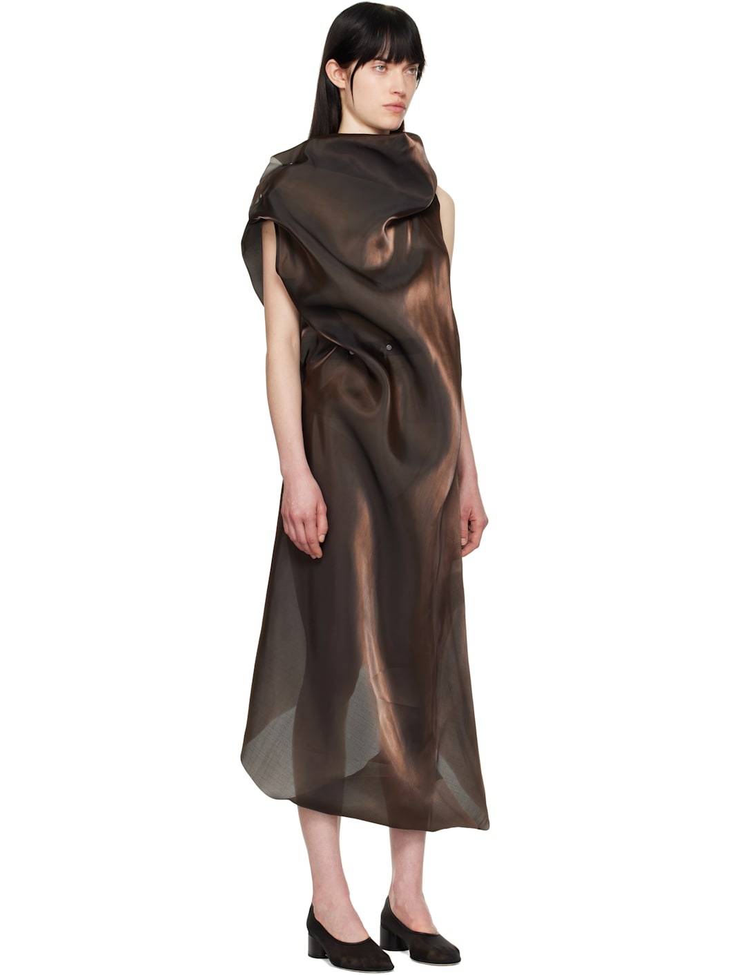 Brown Eau Maxi Dress - 2