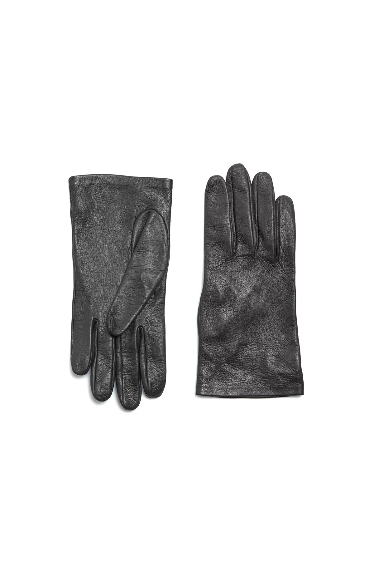 Wessex Short Gloves in Black Nappa Leather - 1