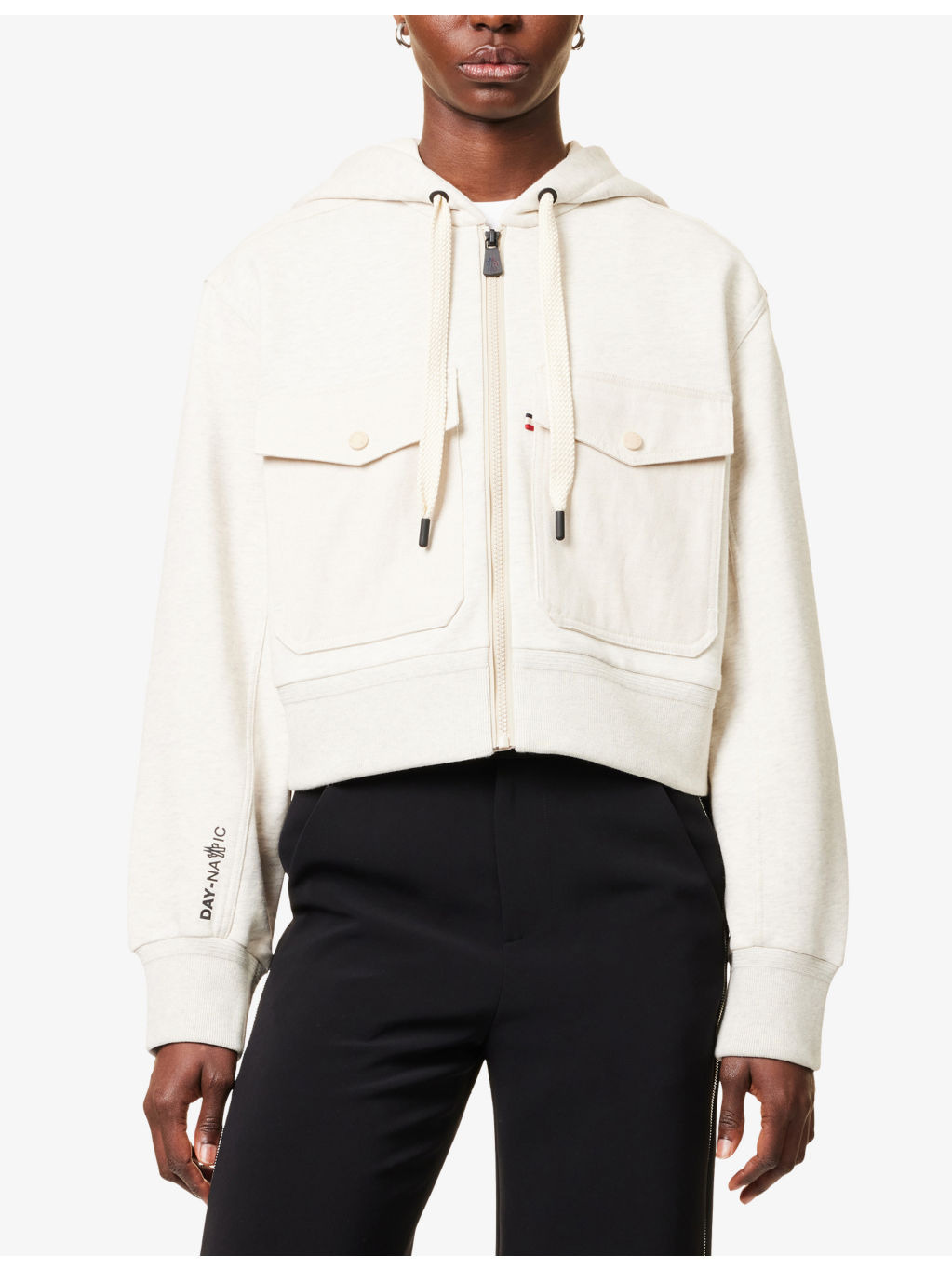 Boxy-fit logo-patch cotton-jersey hoody - 3