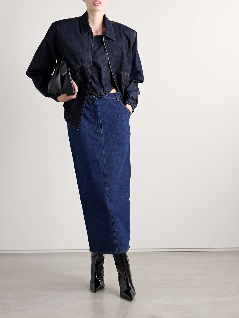 MAGDA BUTRYM Denim bomber  jacket Blue outlook