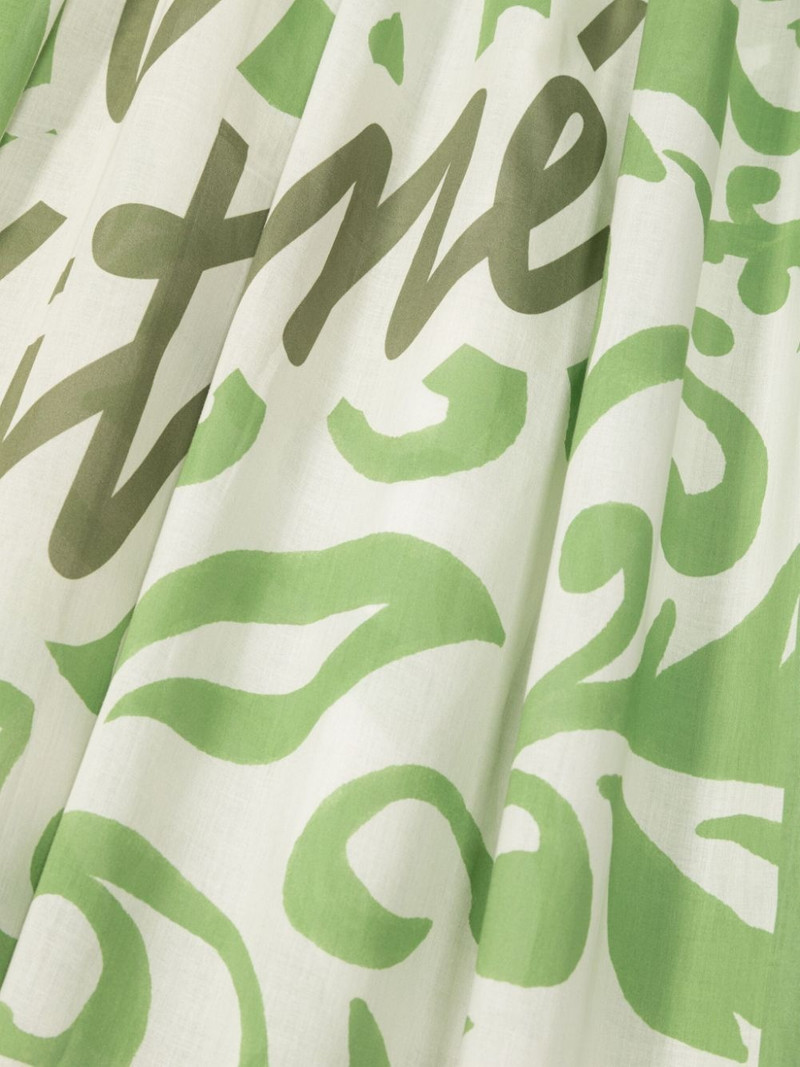 floral-print cotton scarf 3