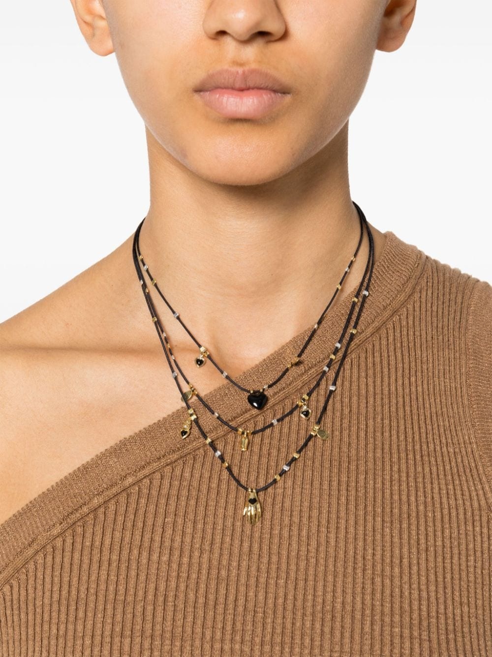 Happiness layered necklace - 2