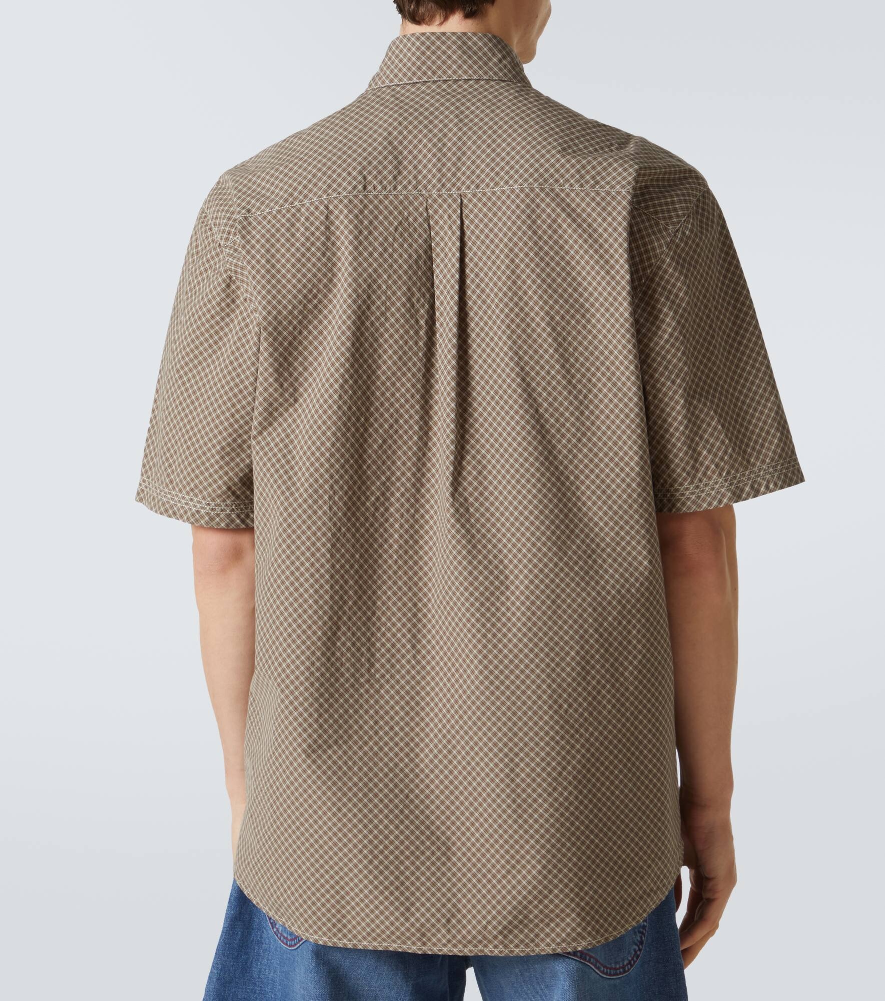 Checked cotton shirt - 4