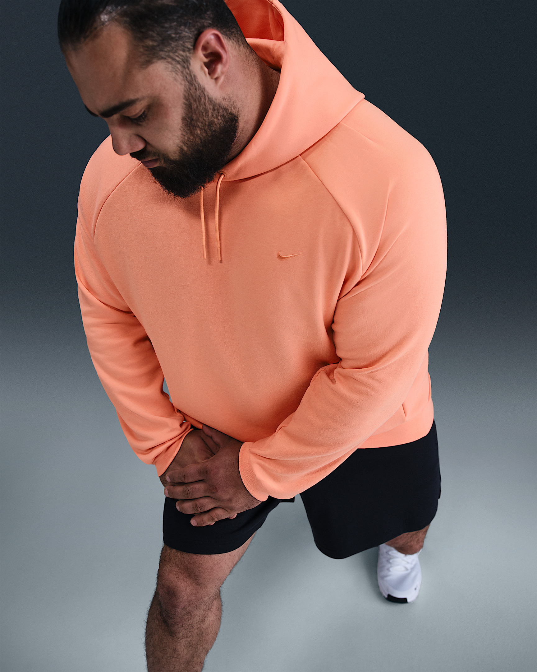 Nike Primary Fleece Men's Dri-FIT UV Pullover Performance Hoodie - 12