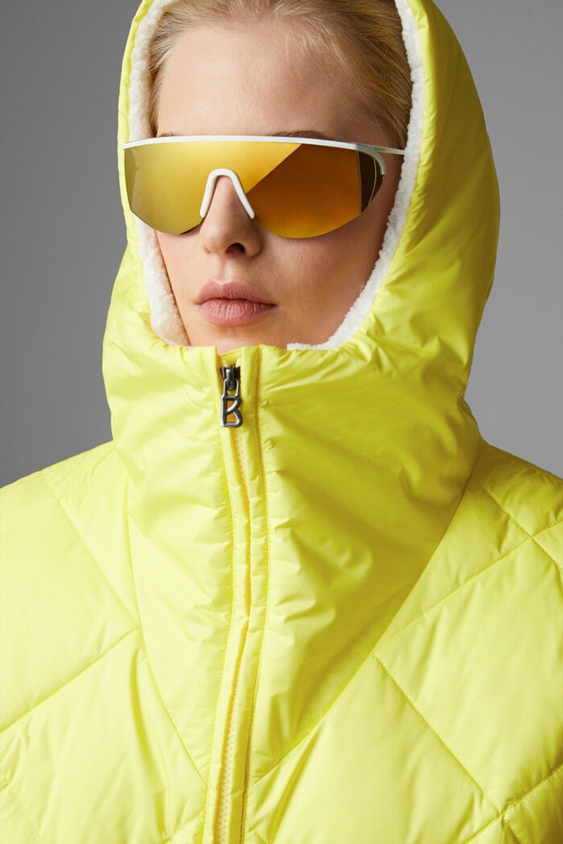 Marla Quilted waistcoat in Yellow 5