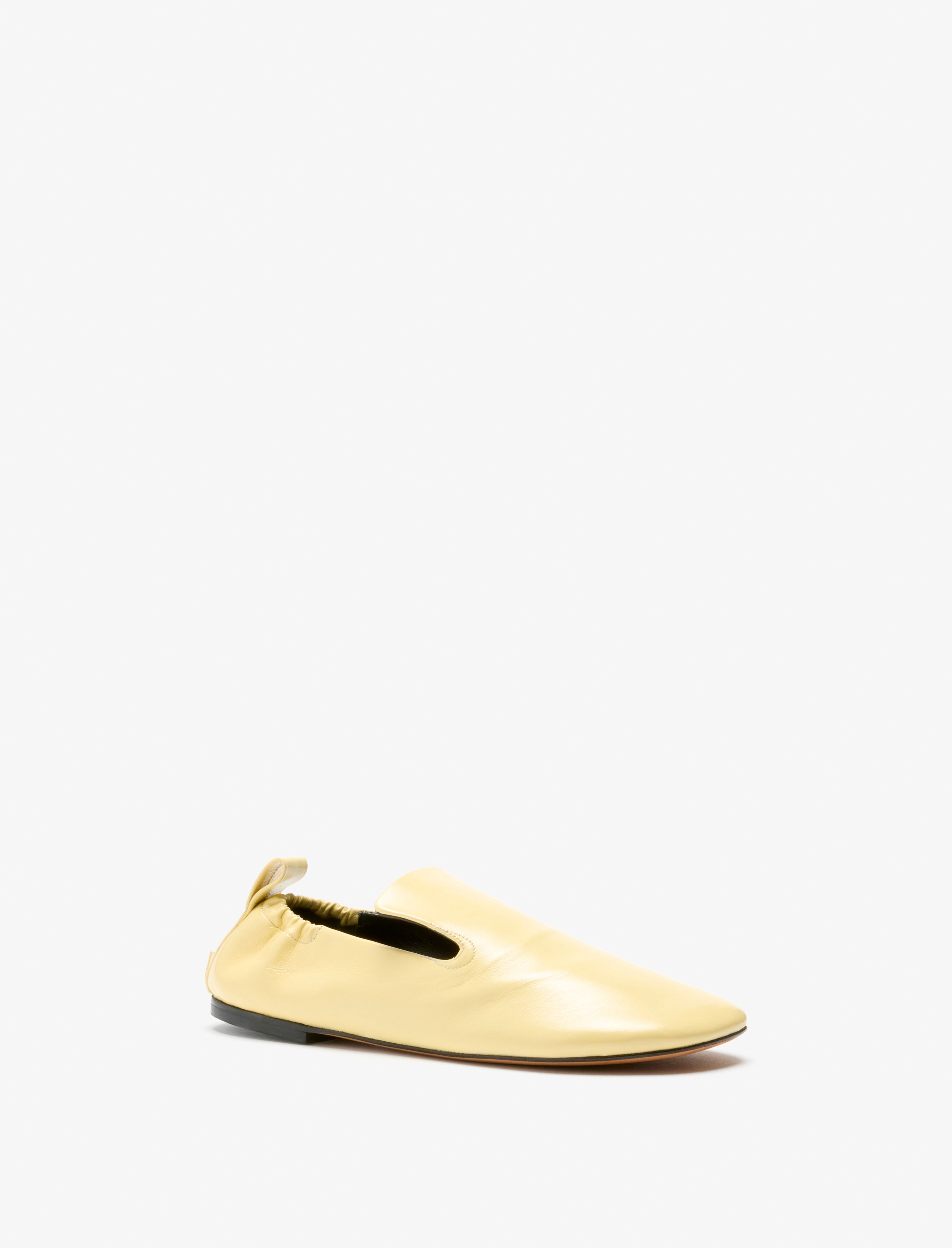 Glove Ruched Loafers in Slick Nappa - 2