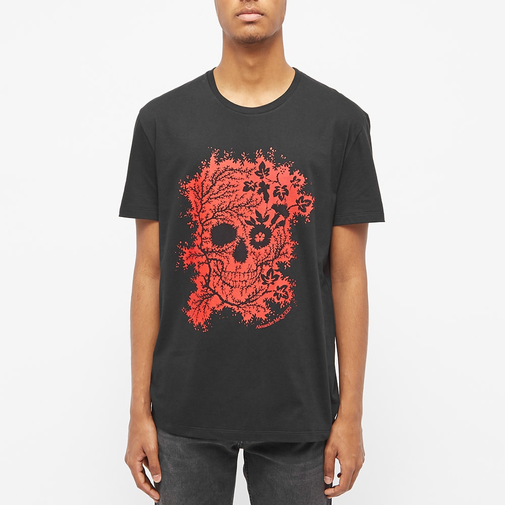 Alexander McQueen Flower Skull Tee - 3