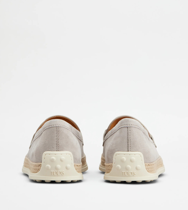 Tod's LOAFERS IN SUEDE - GREY outlook