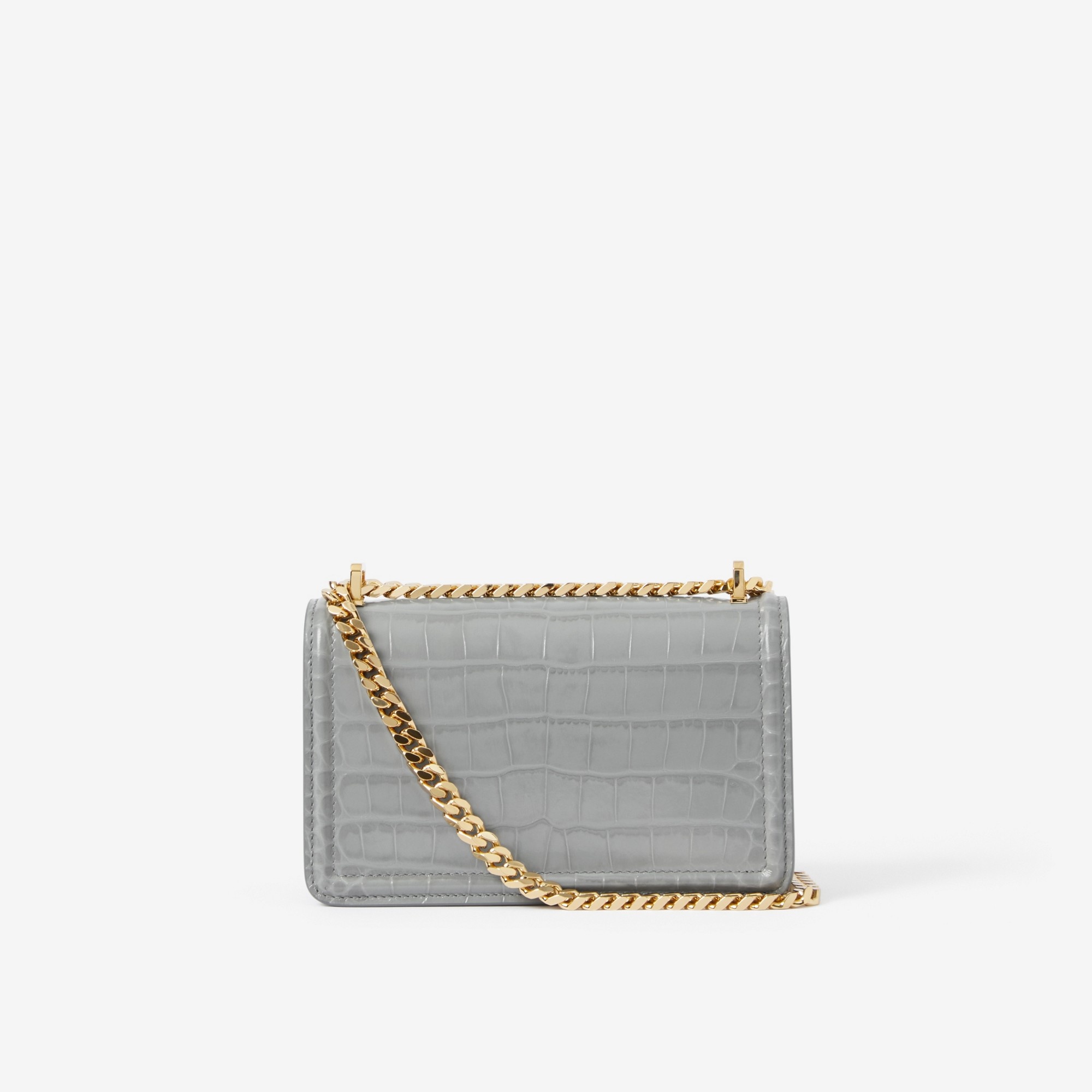 Embossed Leather Mini Chain TB Bag - 3