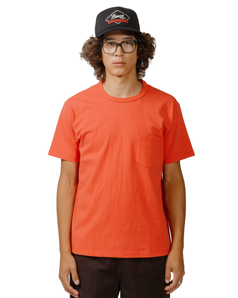 The Real McCoys MC22006 Pocket Tee Scarlett outlook