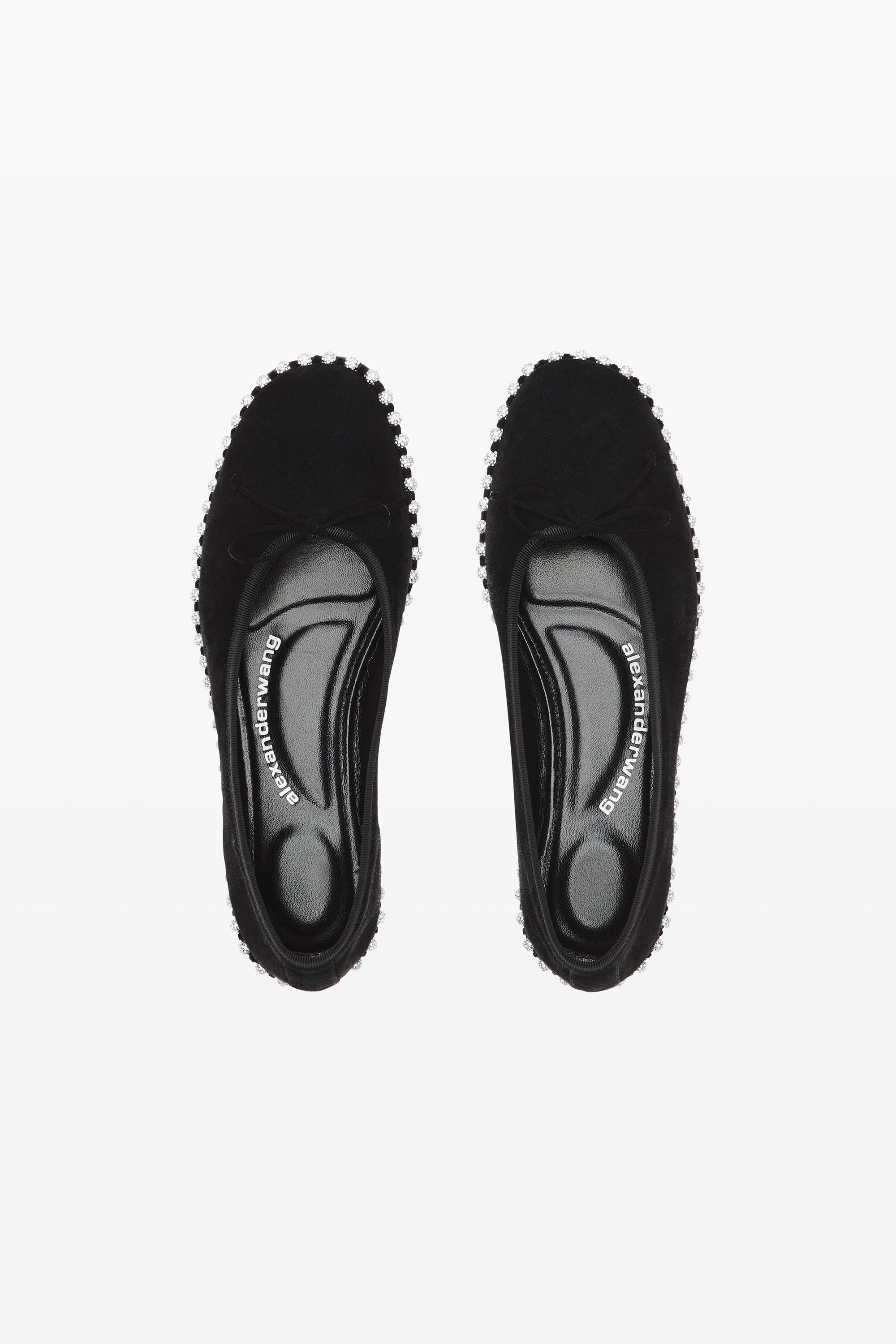 Black Suede Lina Flat - 6