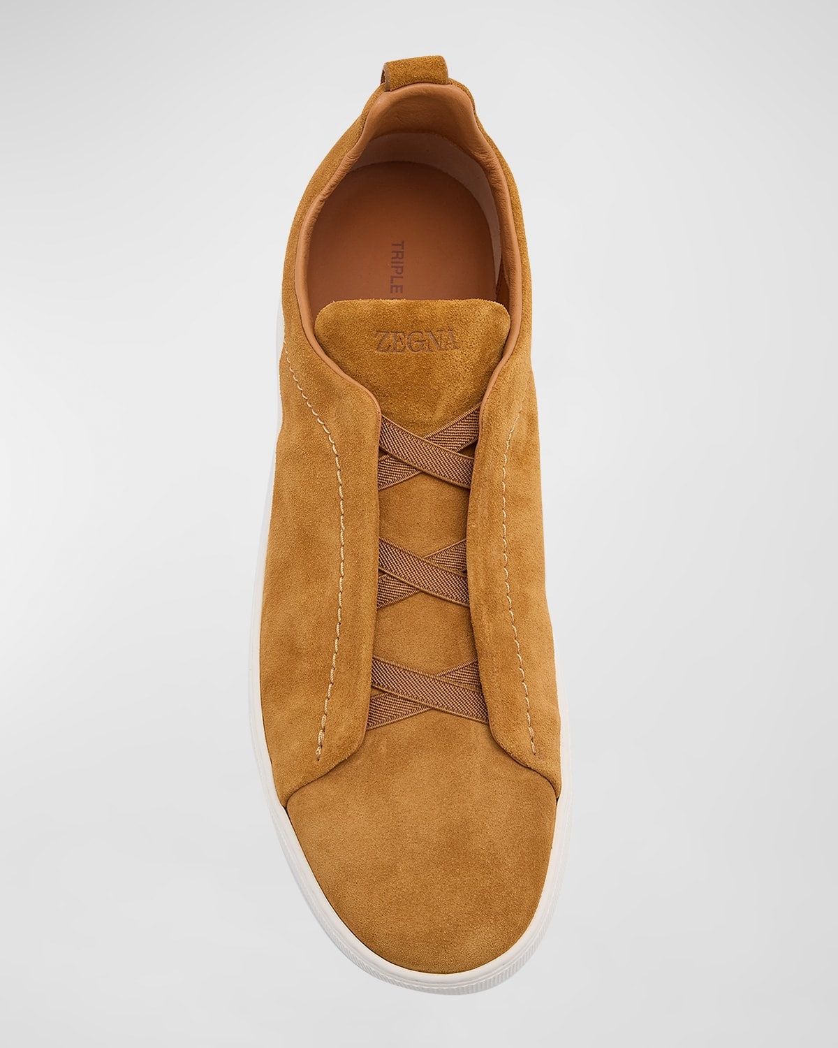 Men's Triple Stitch Suede Sneakers - 8