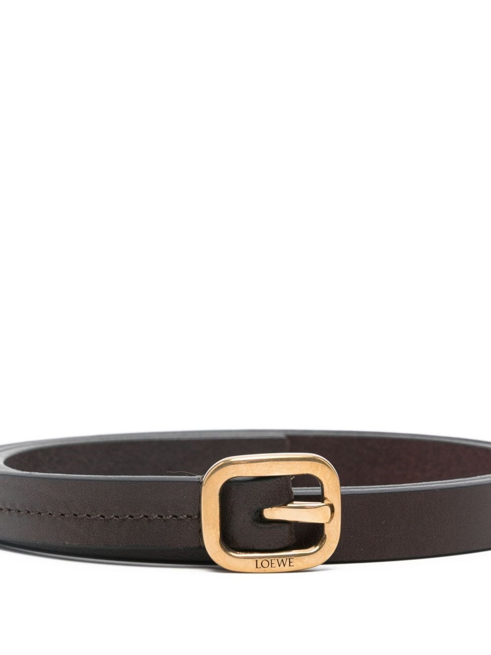 Rounded Soft leather belt - 2