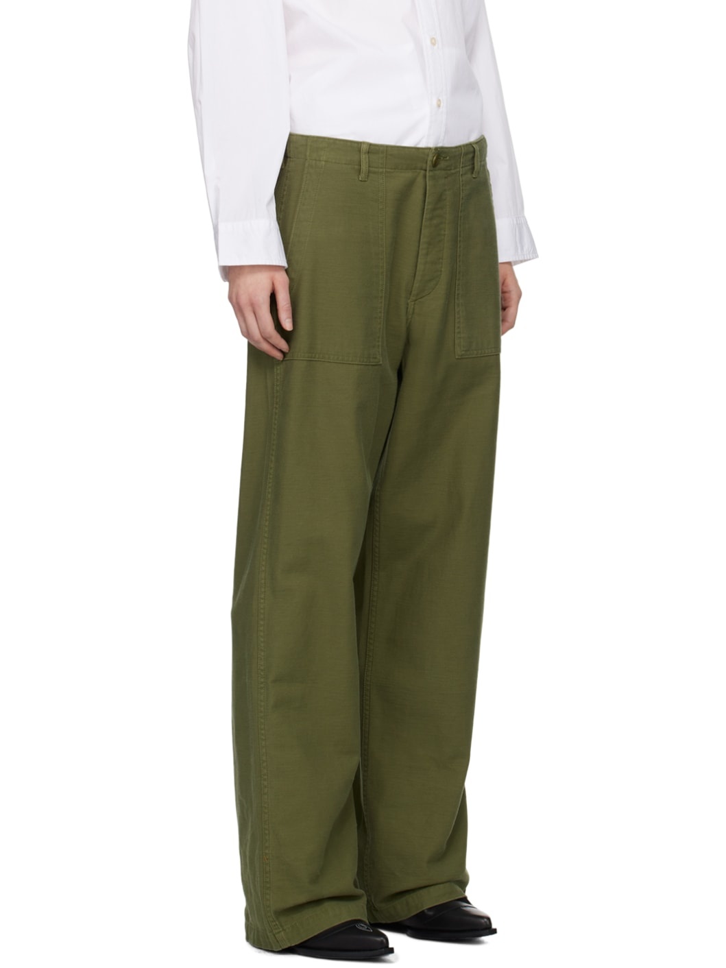 Green Utility Trousers - 2