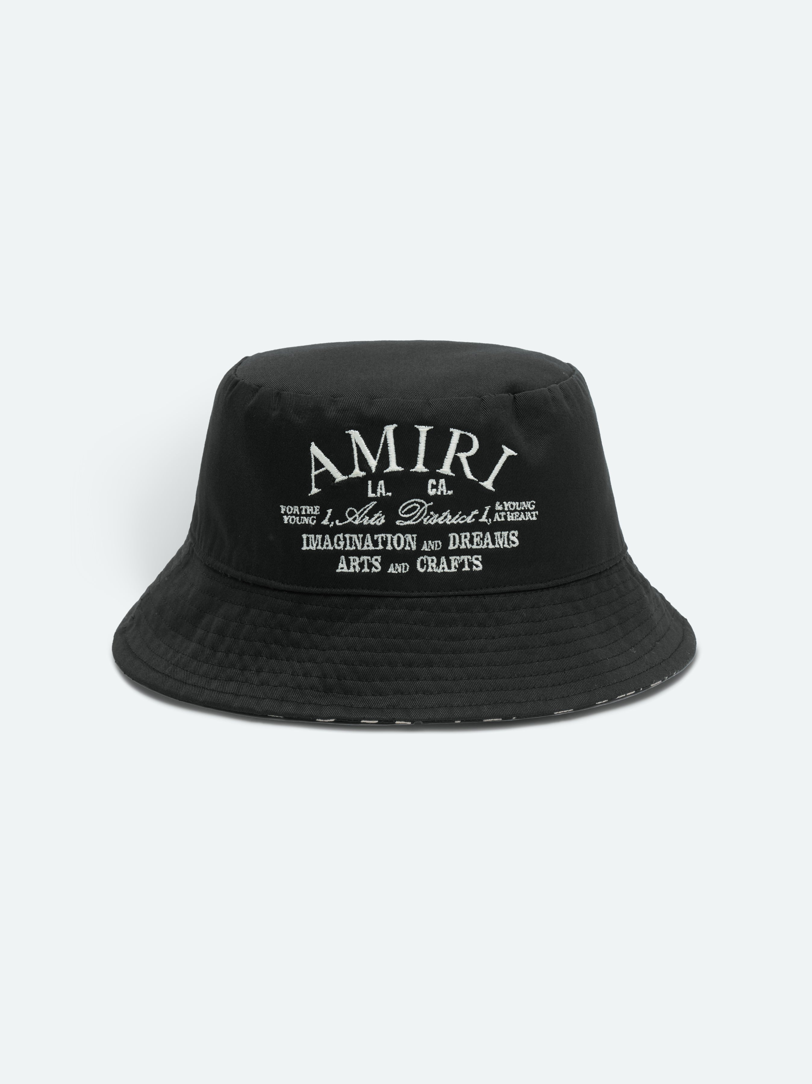 AMIRI REPEAT REVERSIBLE BUCKET HAT - 2