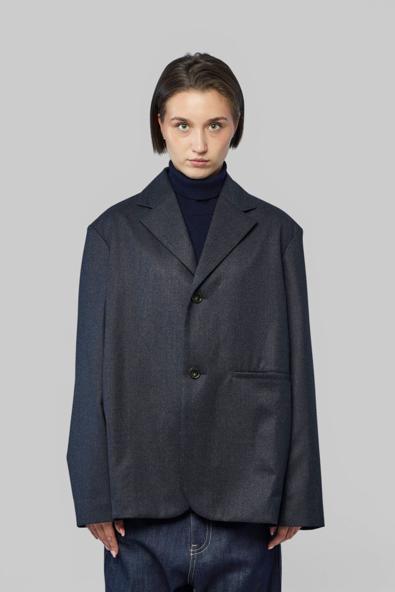 Revere Collar Single Breasted Blazer 3