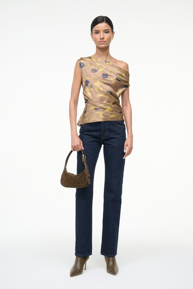 STAUD PHARE SILK TOP VINTAGE FLORAL 3