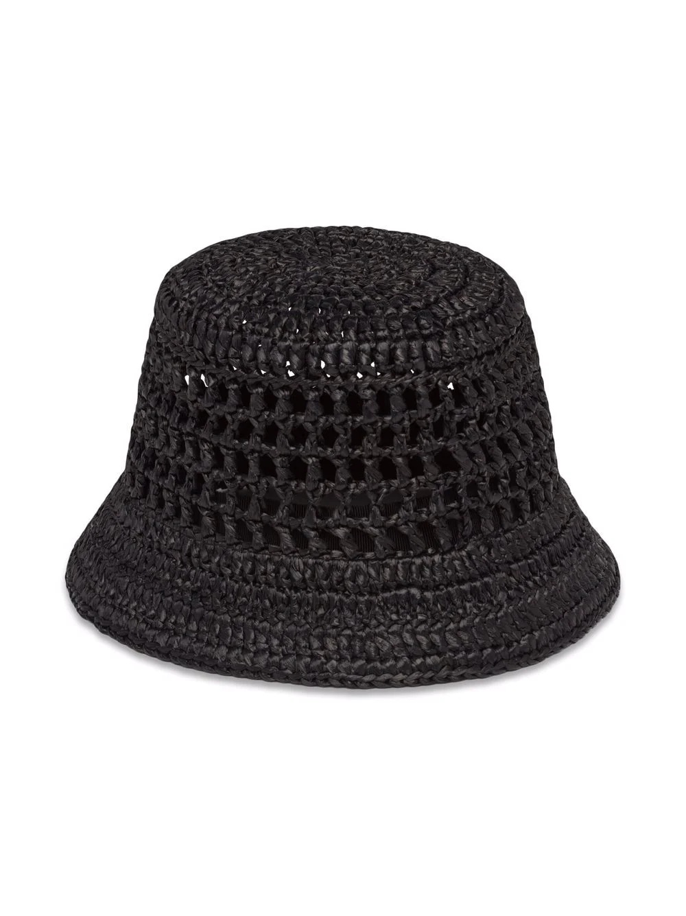 logo-embroidered woven bucket hat - 2