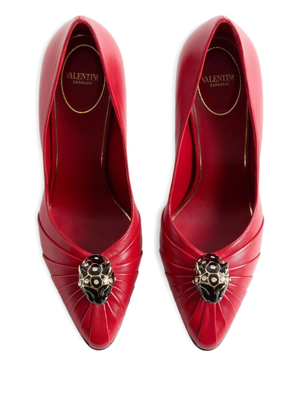105mm Panthea pleated pumps - 4