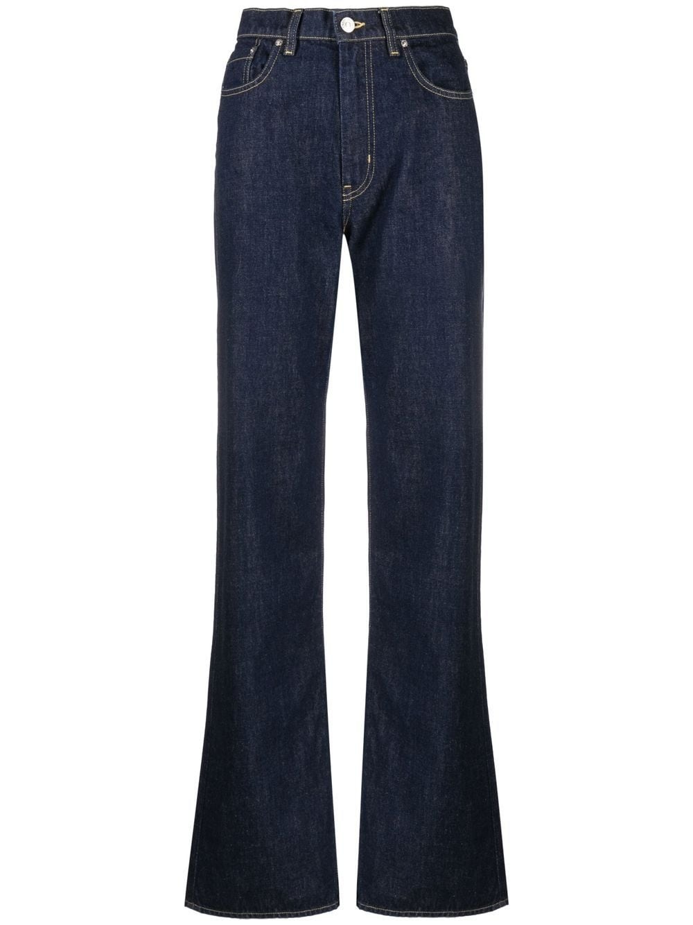 straight-leg denim jeans - 1