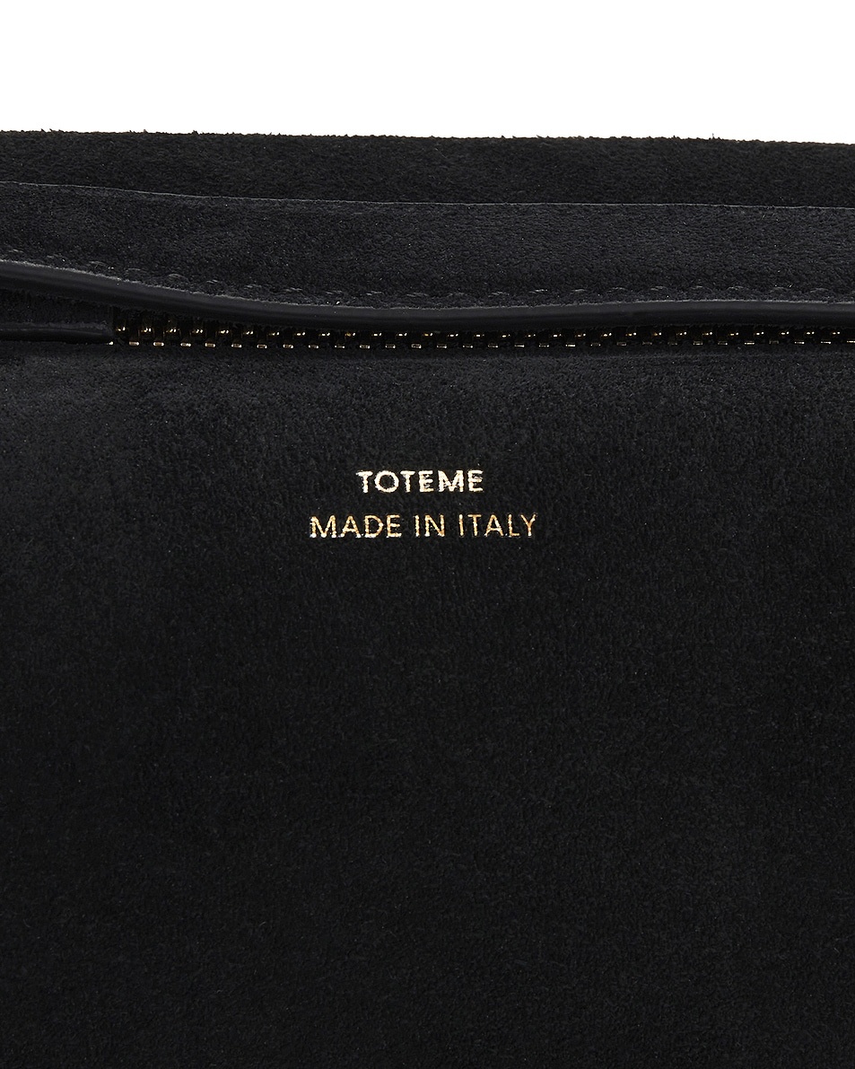 Suede Scoop Clutch - 5
