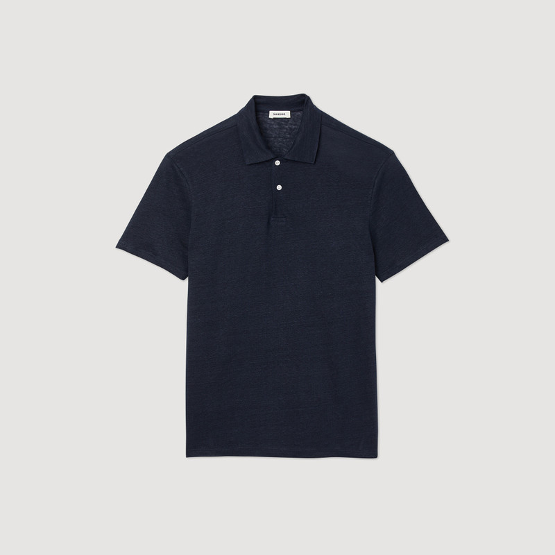 Linen polo shirt 1