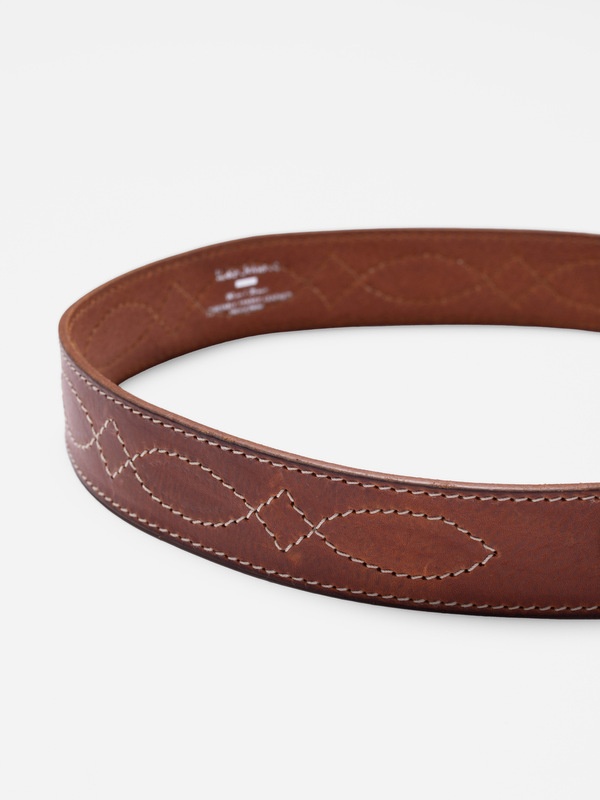 Western Ranch Belt Toffee Brown - 4