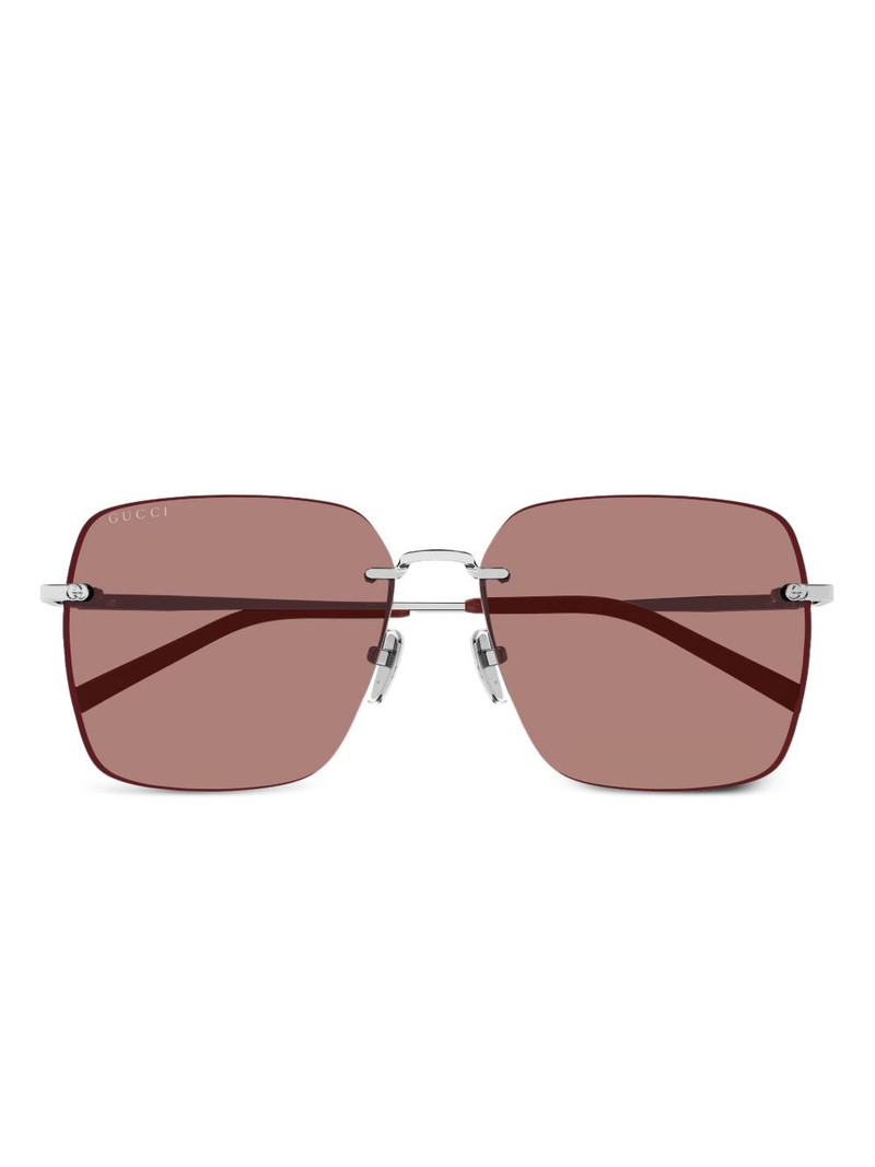 GG1955SA square rimless sunglasses 1