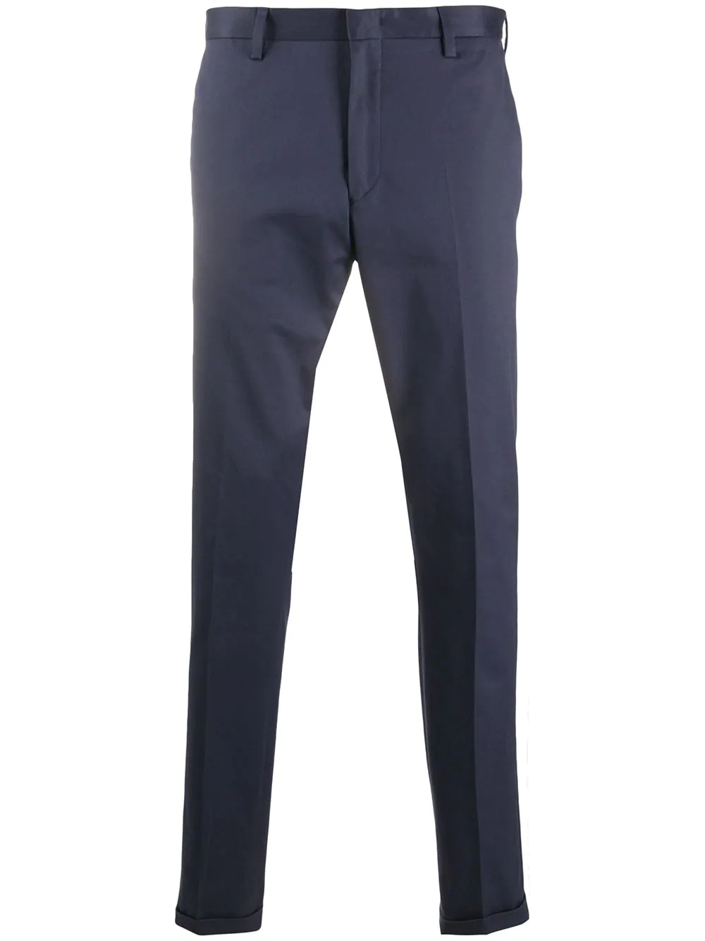 mid-rise straight leg trousers - 1