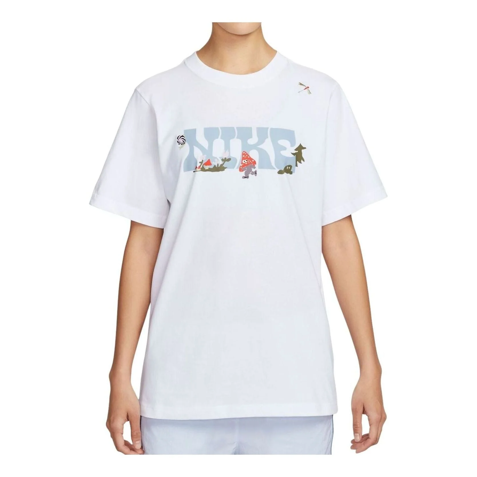 (WMNS) Nike T-Shirt Asia Sizing 'White' IF0607-100 - 1