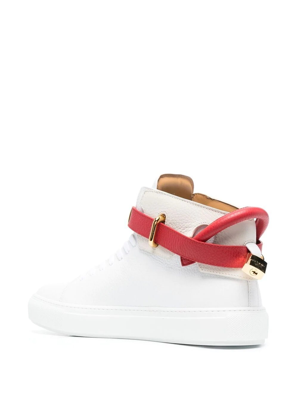 colour-block high top sneakers - 3