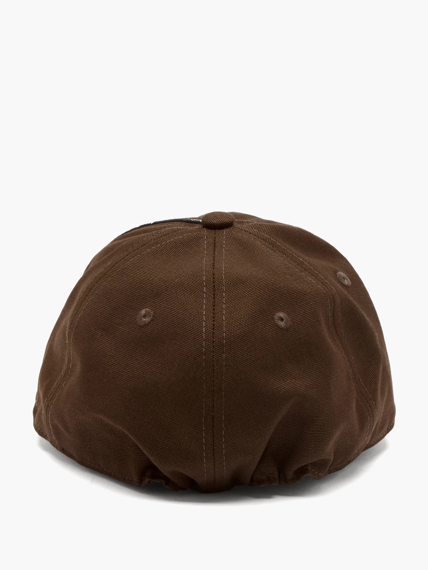 Logo-piping cotton baseball cap - 4