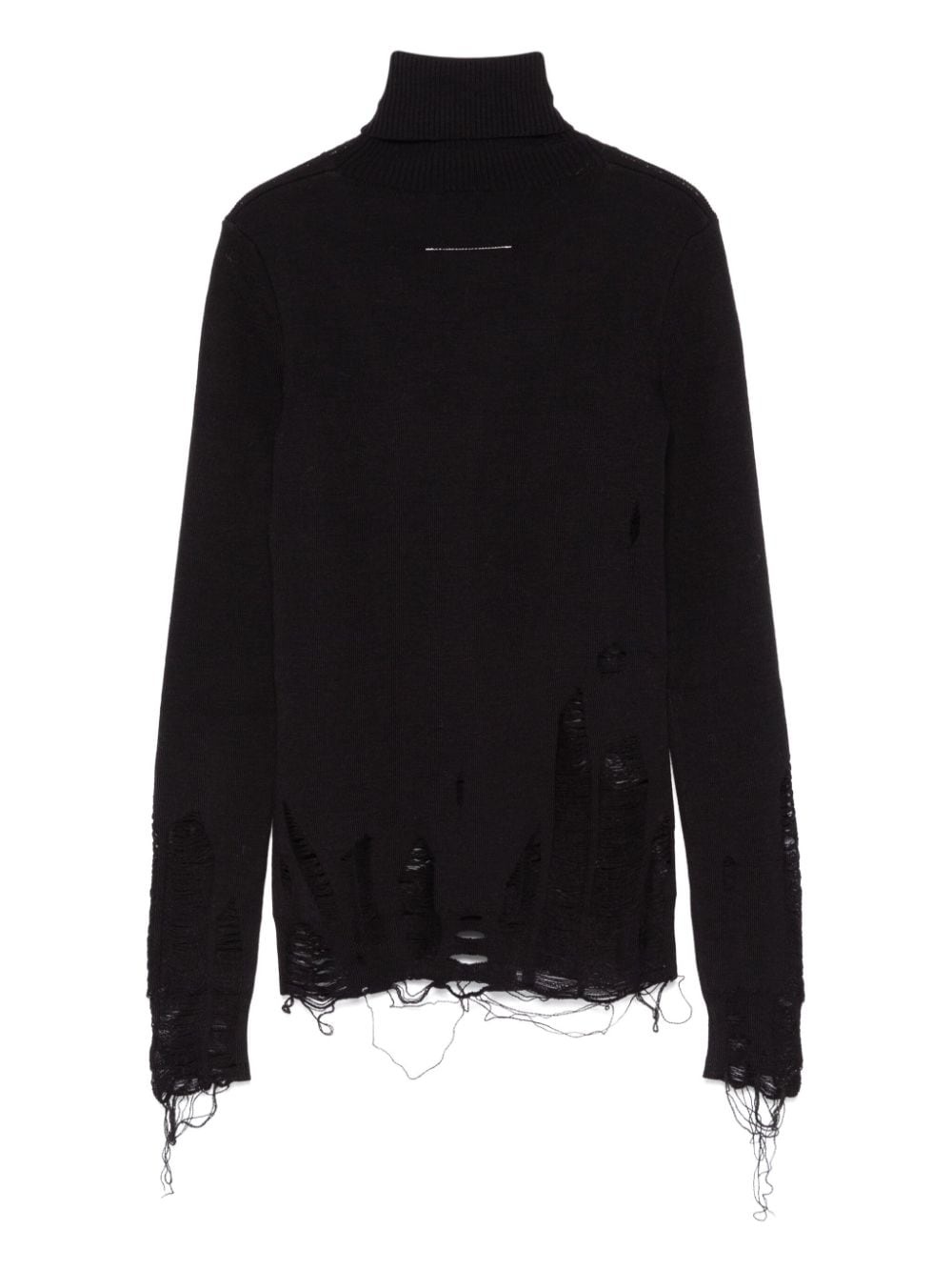distressed-effect sweater - 2