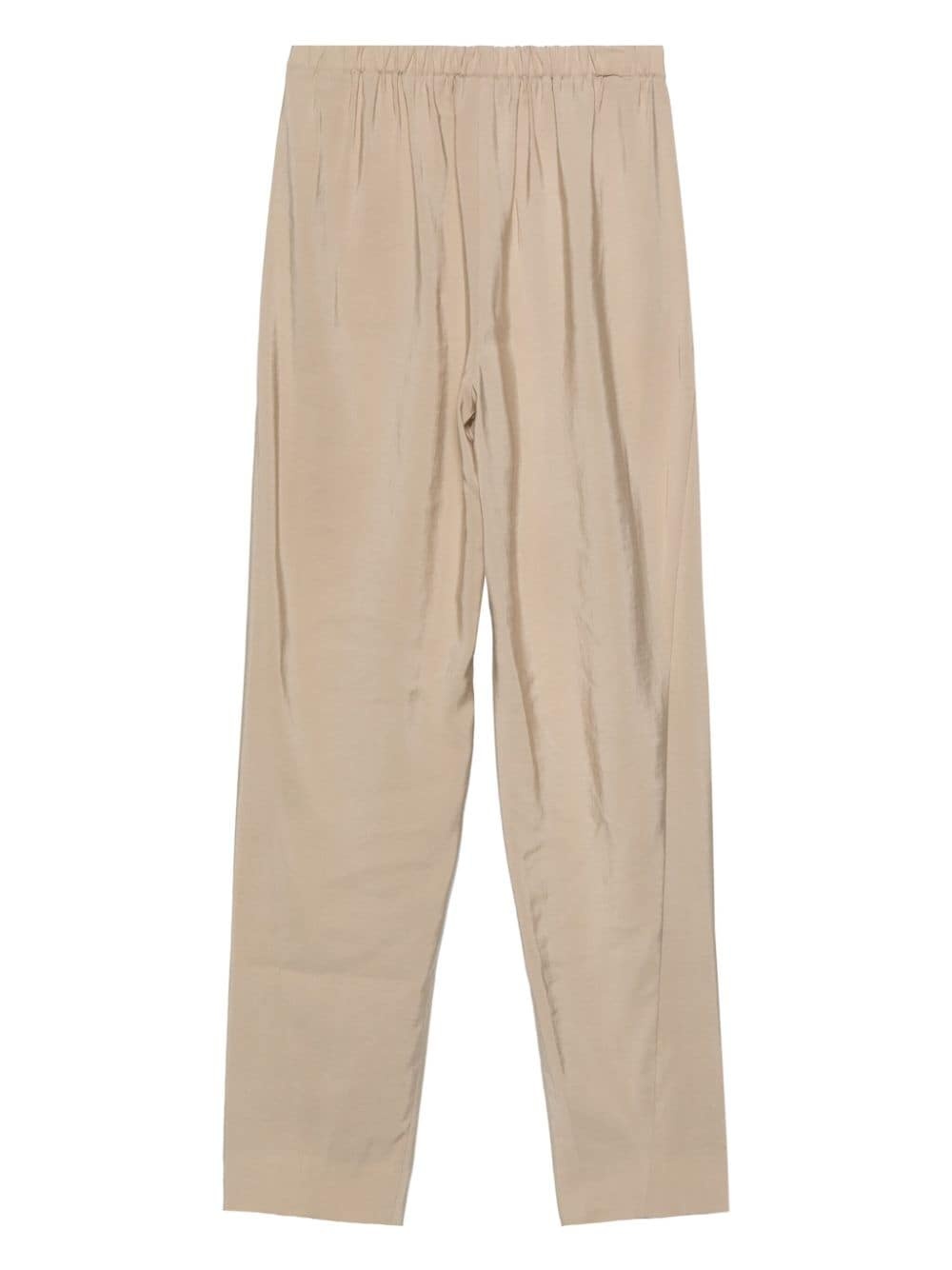 overlapping-panel tapered trousers - 2