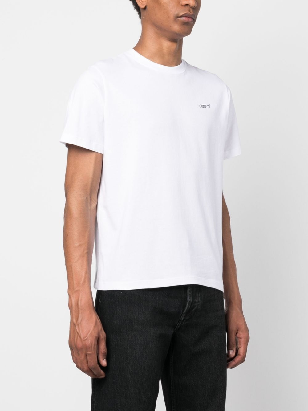 logo-print cotton T-shirt - 4