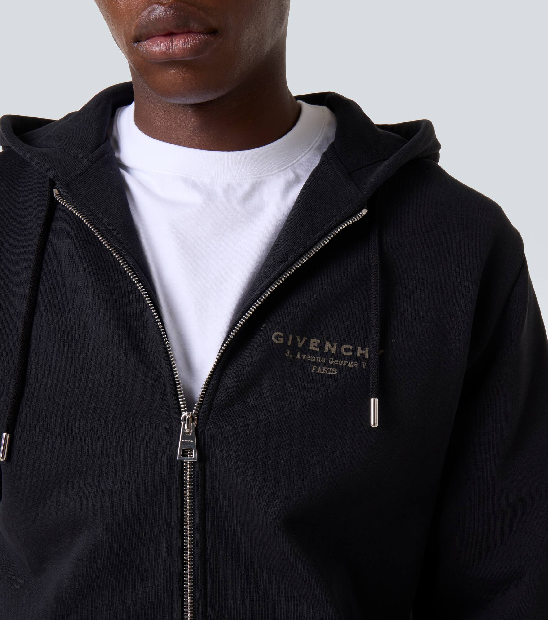 Givenchy Stamp cotton fleece hoodie - 5