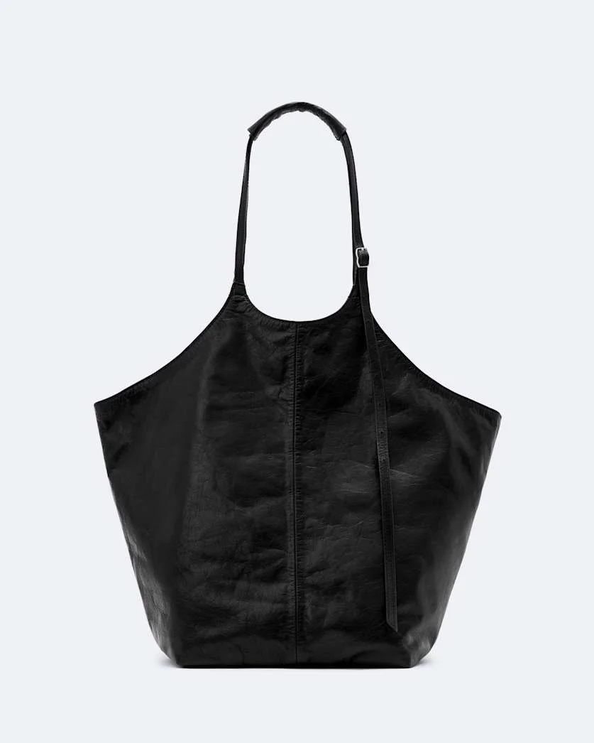 SILOH LEATHER MAGAZINE TOTE BAG - 1