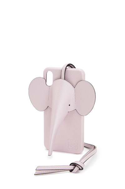 Loewe Elephant cover for iPhone XS Max in pearlized calfskin outlook