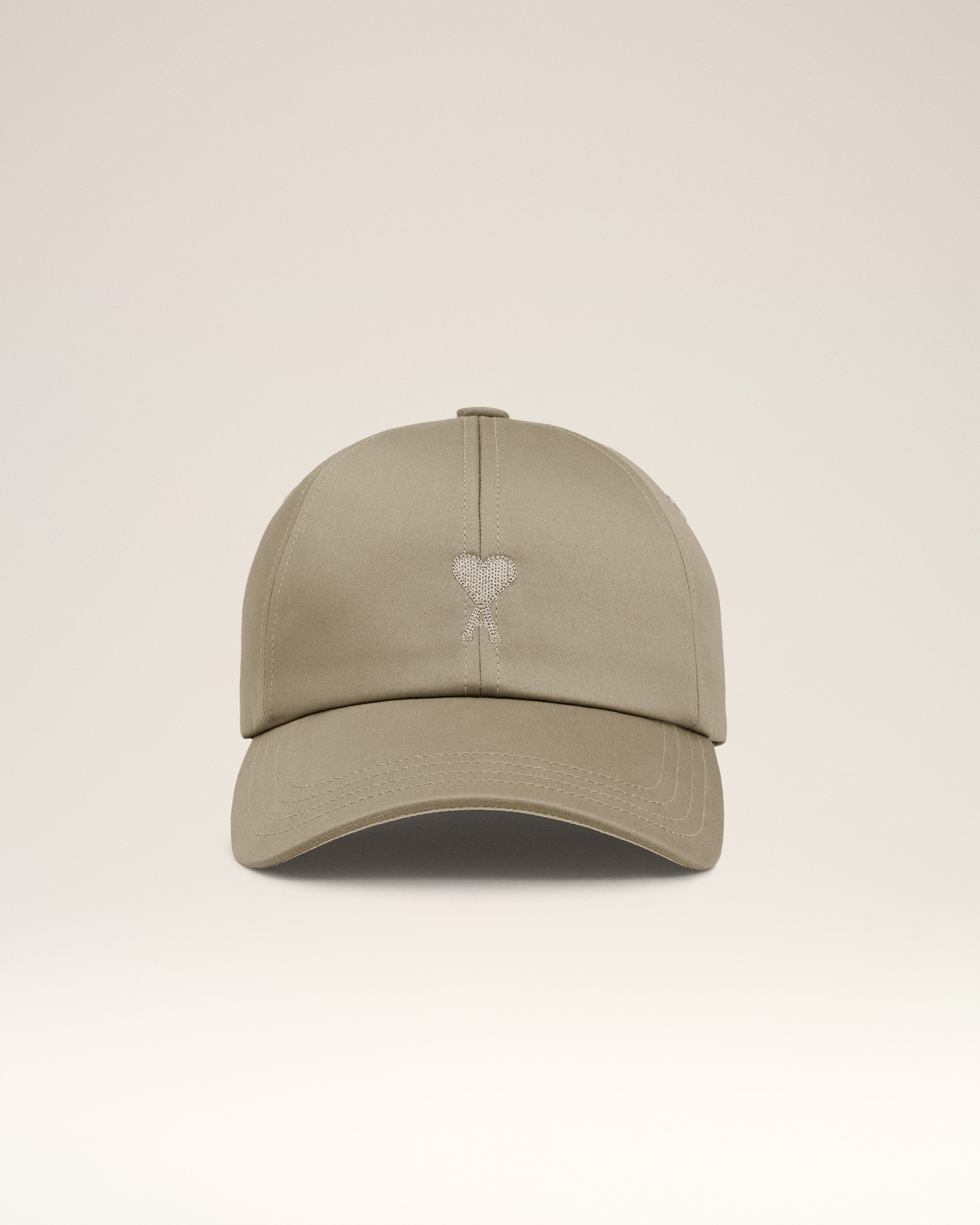 GREEN COTTON AMI DE COEUR EMBROIDERY CAP - 4
