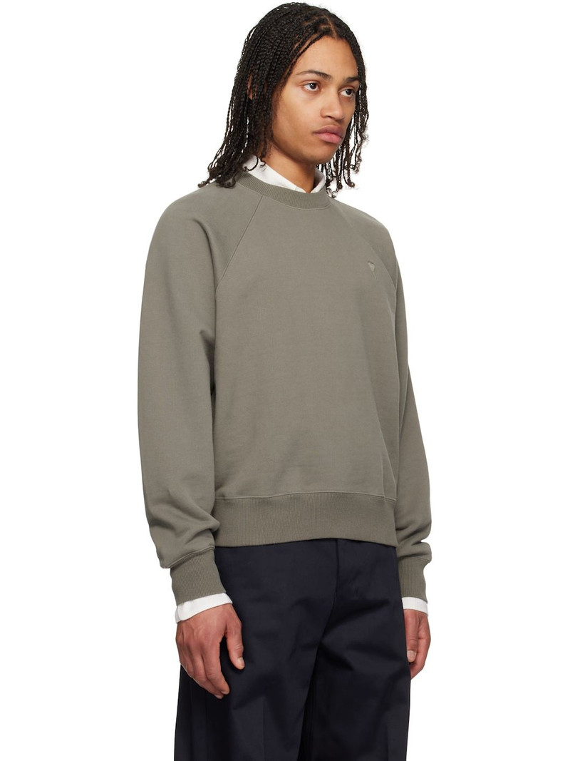 TAUPE 코튼 TONAL AMI DE COEUR SWEATSHIRT 2