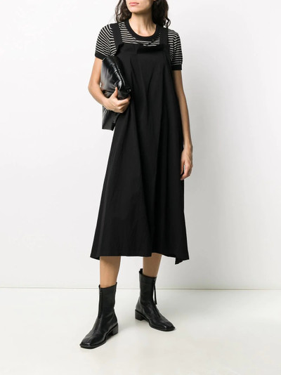 Y's draped midi dress outlook