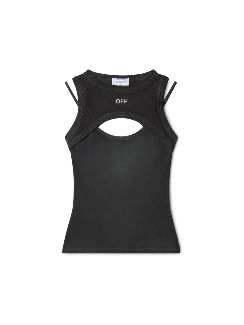 Off Stamp Rib Cut Out Top 1